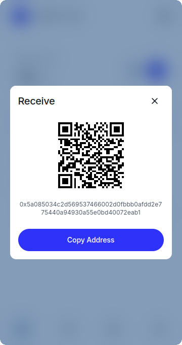 Receive QR